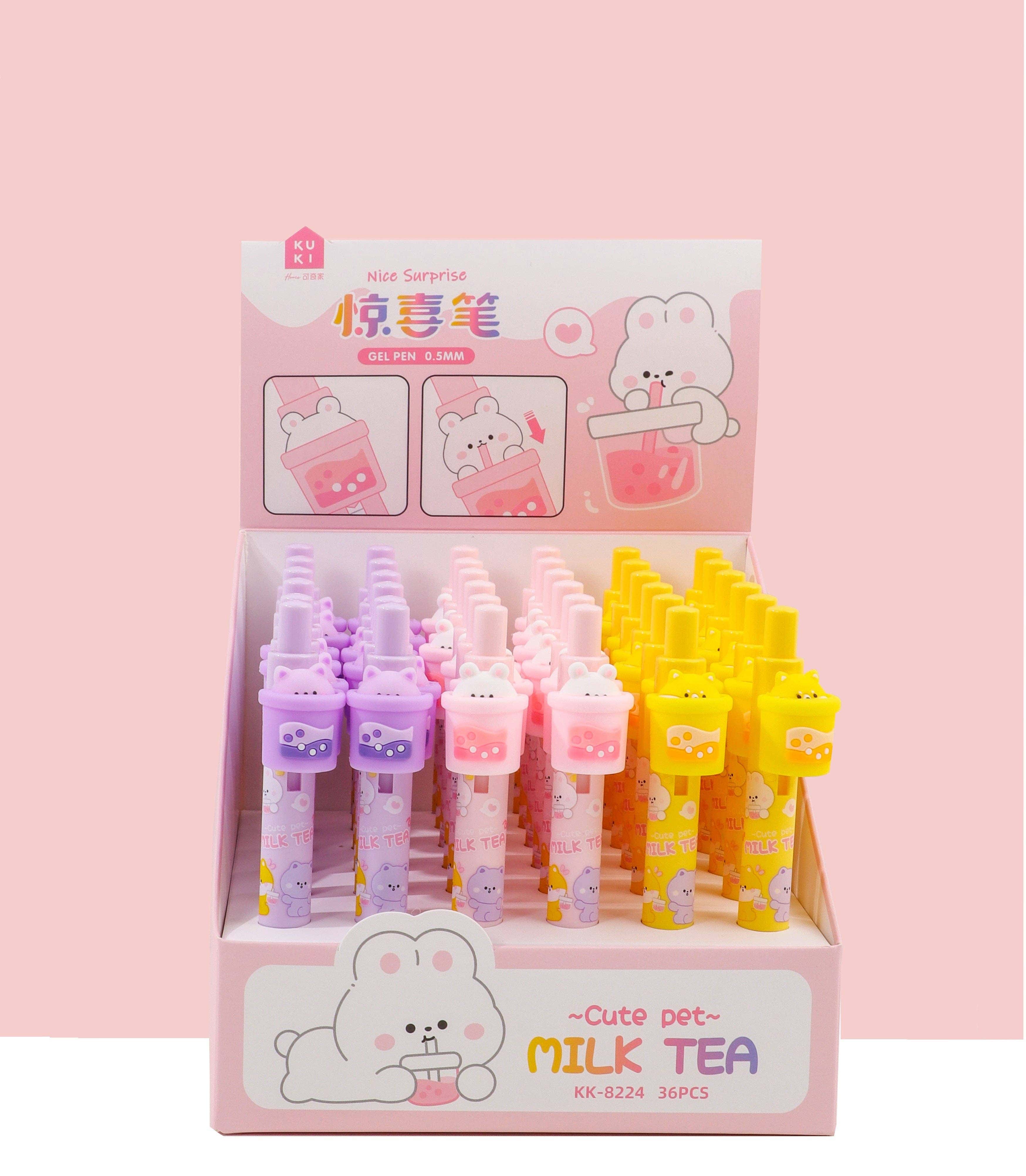22648 Boba Pet RETRACTABLE GEL PEN-36
