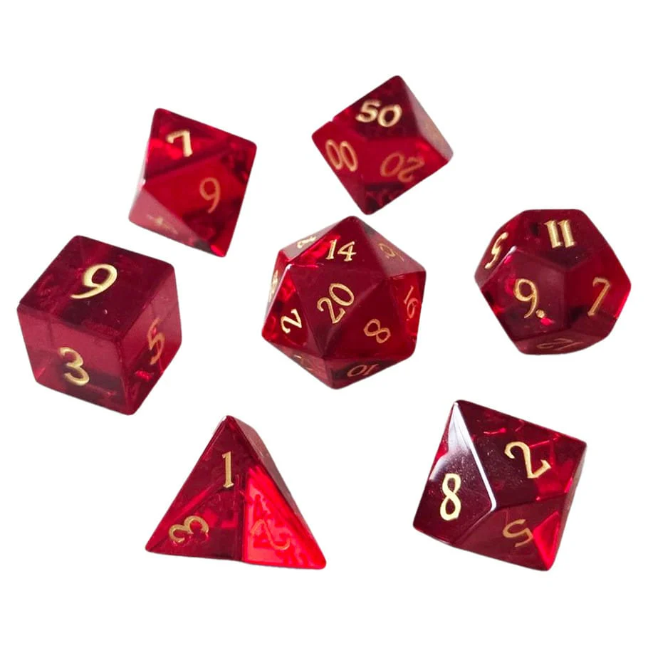 7-Set Gemstone - Ruby Crystal