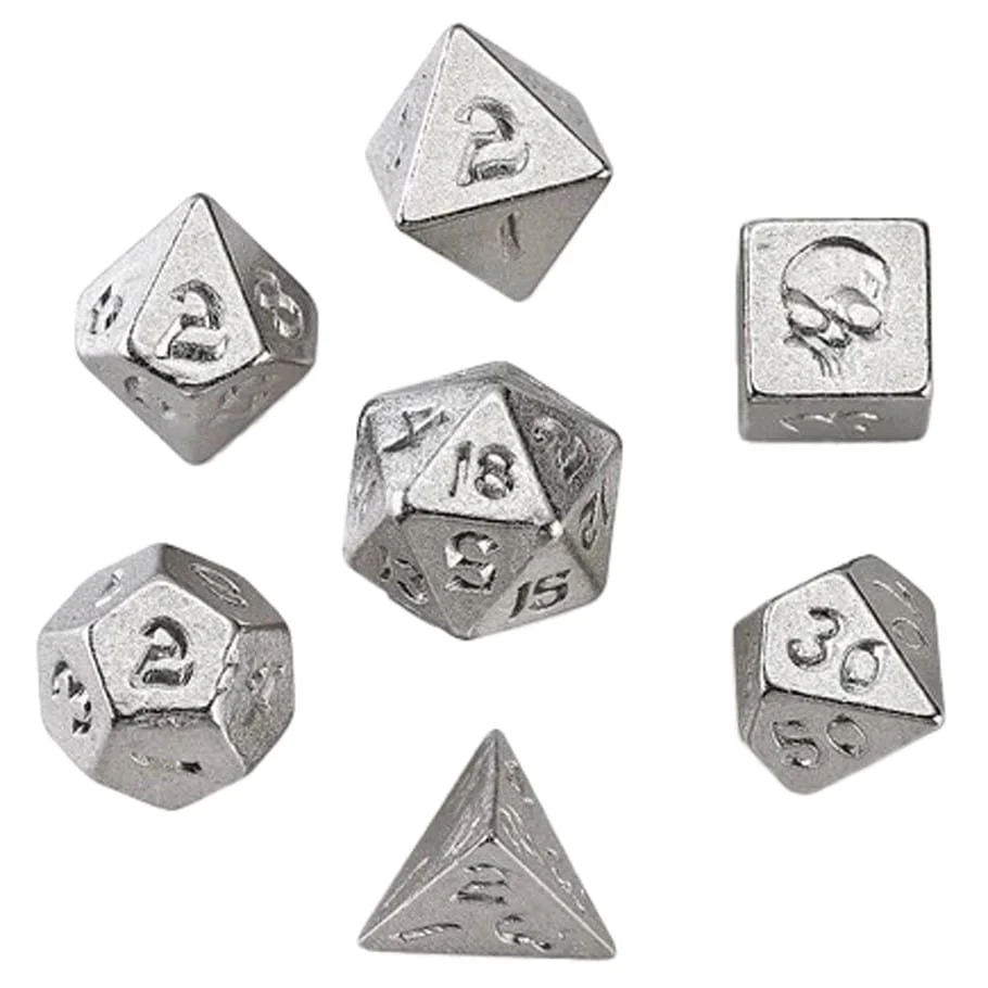 7-Set Unseelie (Potion Bottle) Mini Metal: Silver - Image 2