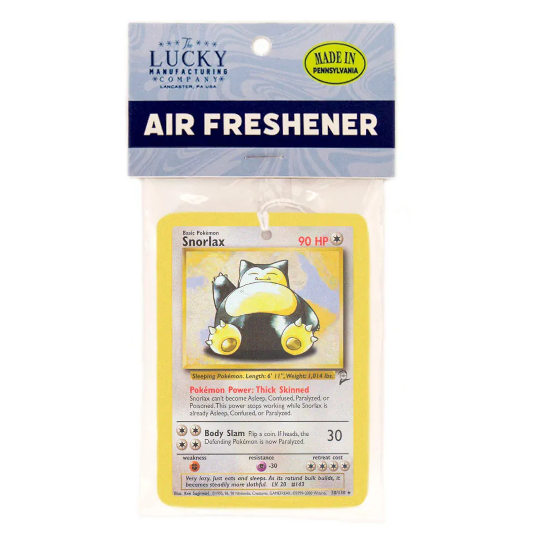 Air Freshener: Pokemon Card - Snorlax