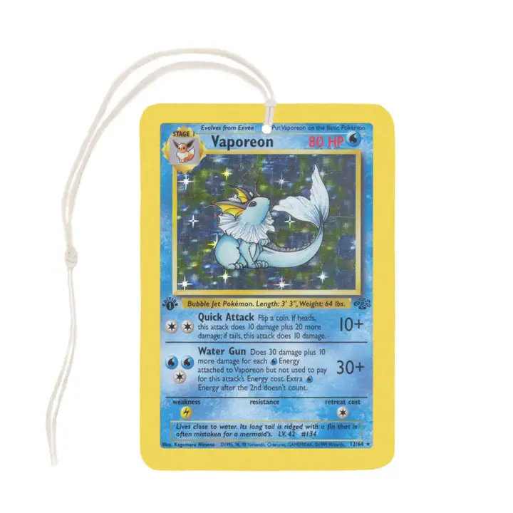 Air Freshener: Pokemon Card - Vaporeon