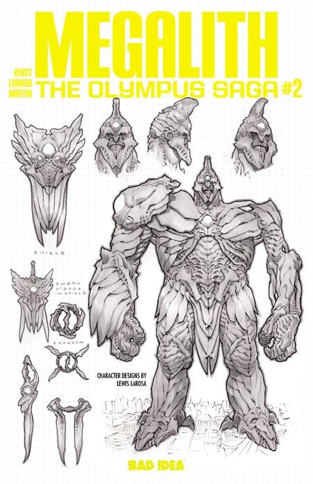 OLYMPUS SAGA MEGALITH #2 (OF 4) CVR E INC 1:50 LEWIS LAROSA DESIGN VAR