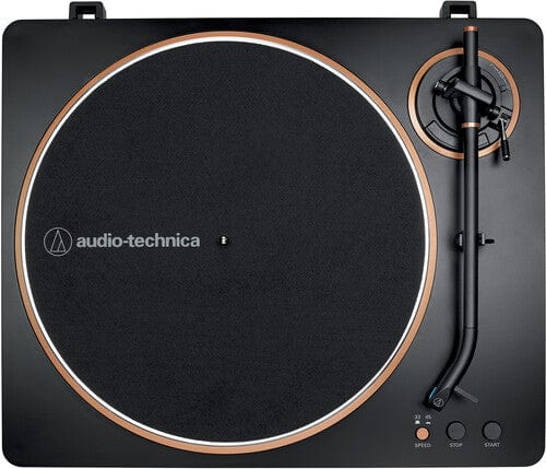 Audio Technica AT-LP70X-BZ Turntable Fully Automatic Belt-Drive (Black/Bronze) - Image 2
