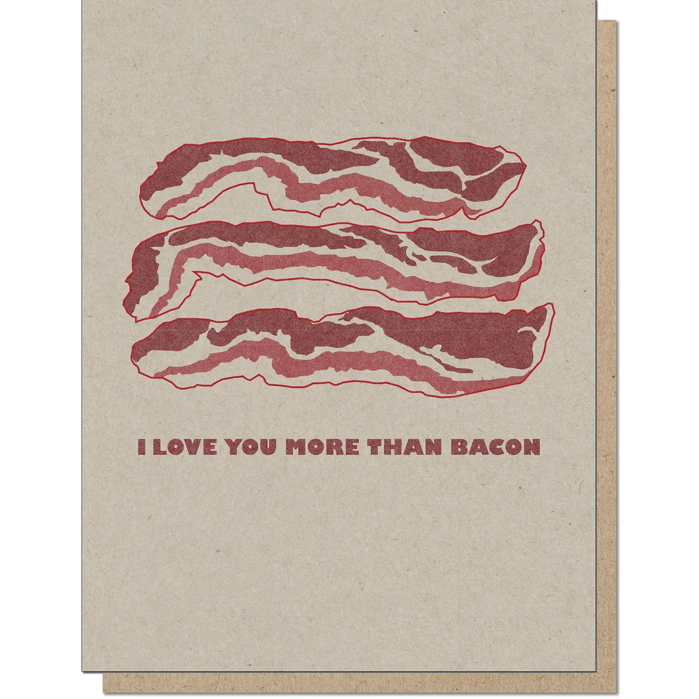 Bacon Love Card