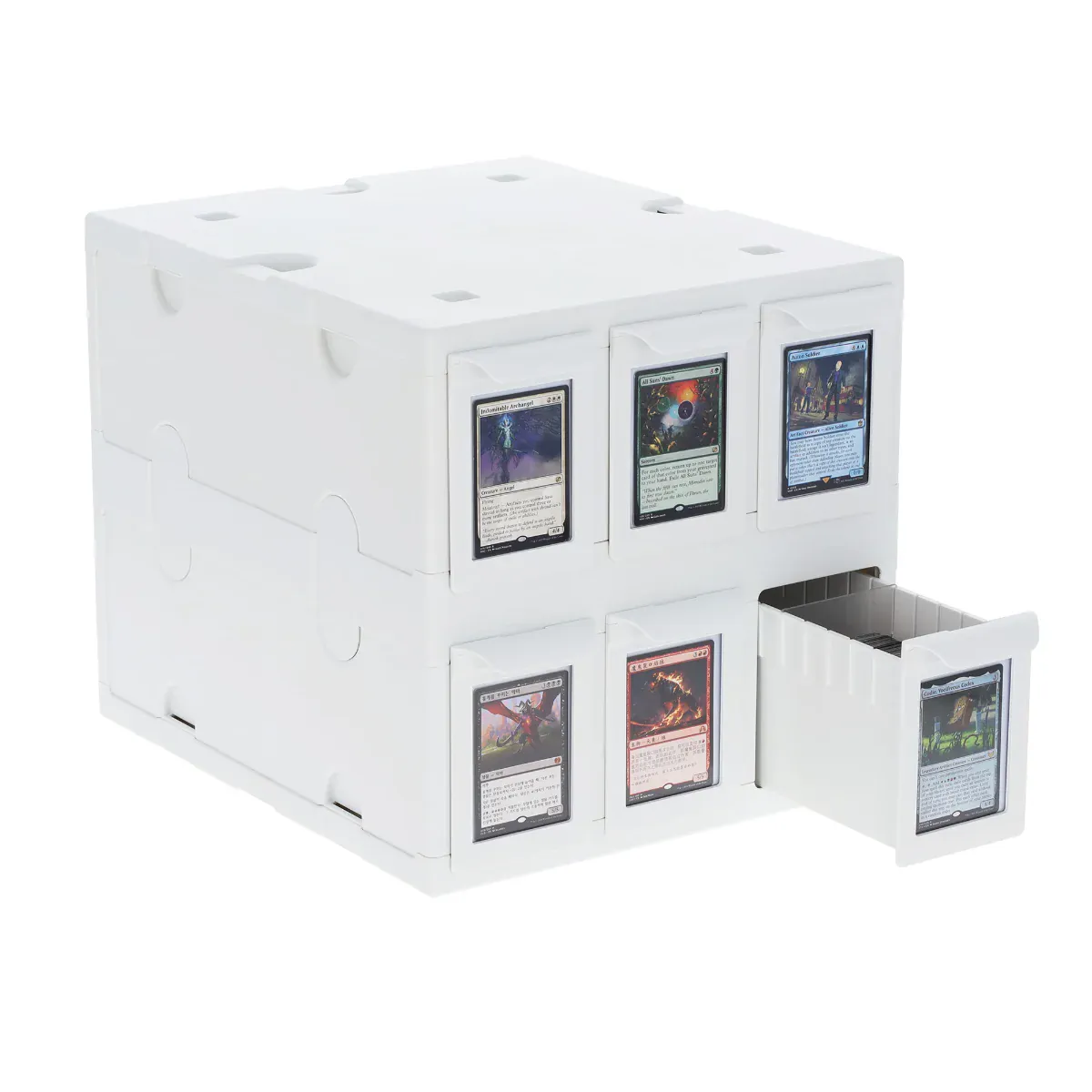 BCW: 6 Drawer Card Catalog - White