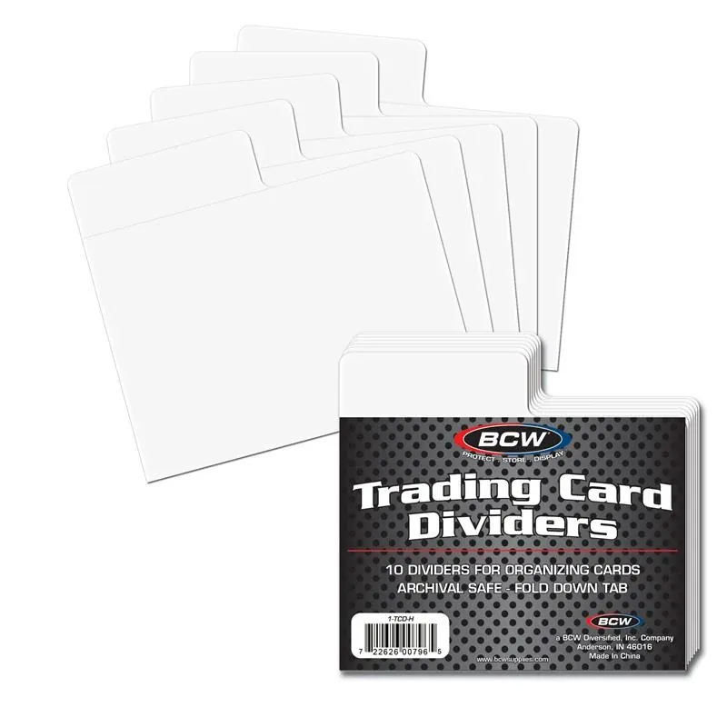 BCW: Trading Card Dividers - Horizontal