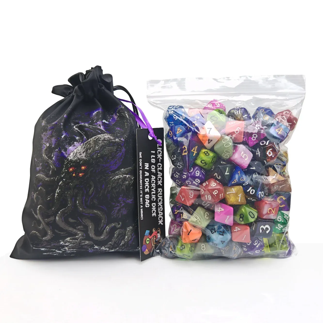 Click Clack Rucksack - 1lb of Acrylic Dic - Image 2