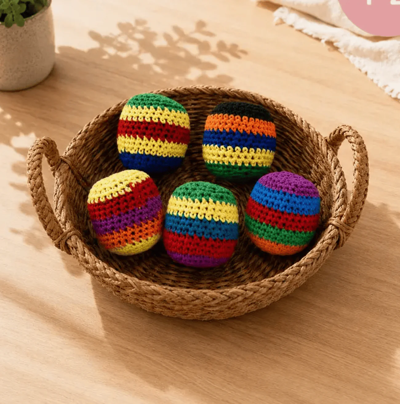 Crochet Hacky Sack Toy Balls