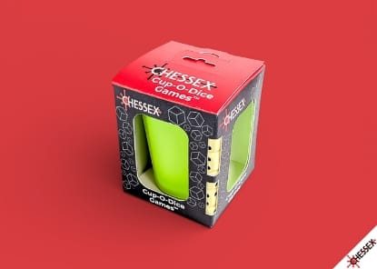 CUP-O-DICE GAMES NEON GREEN