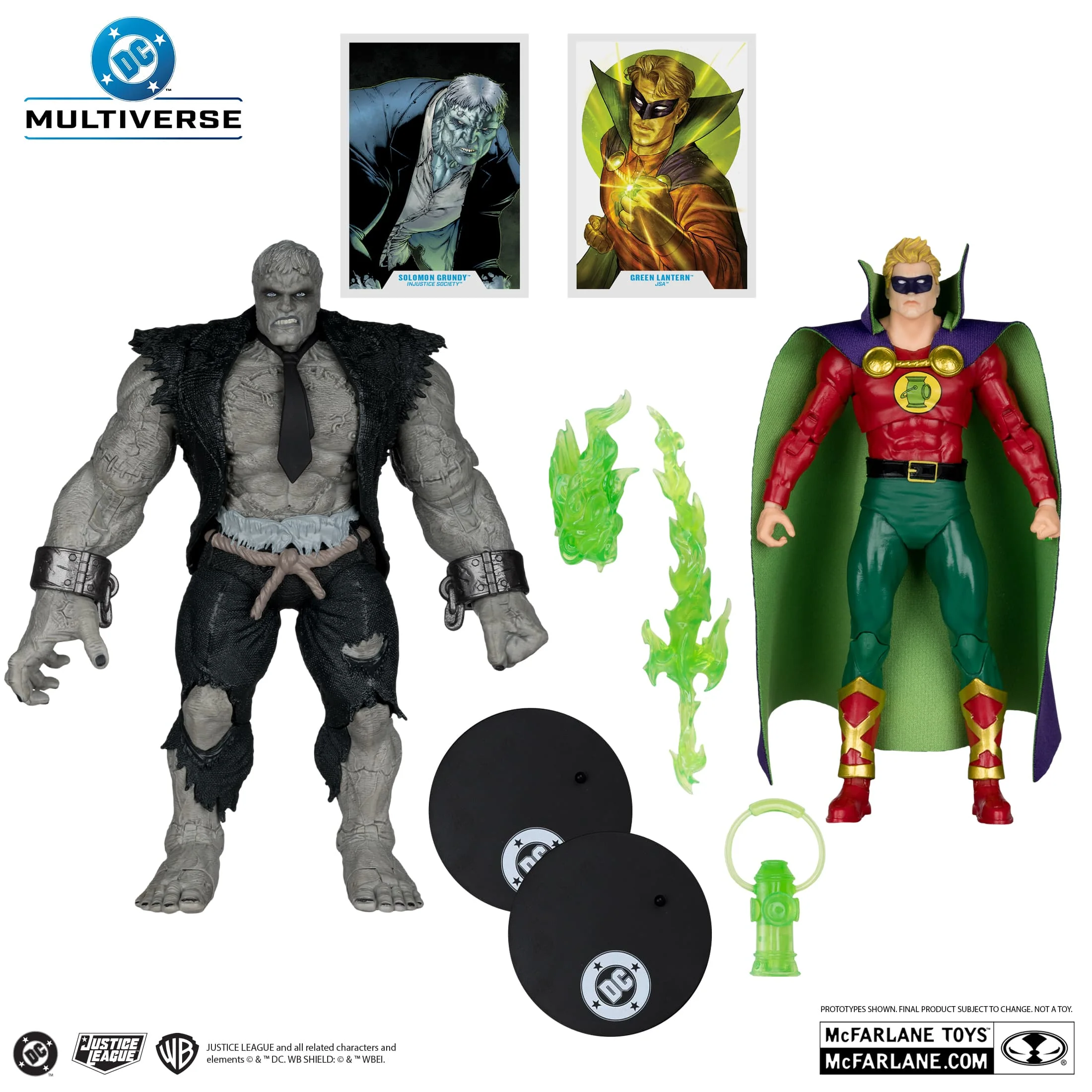 DC Multiverse - Solomon Grundy vs Green Lantern (JSA) 7" Action Figure and Mega Figure 2 Pack - Image 2