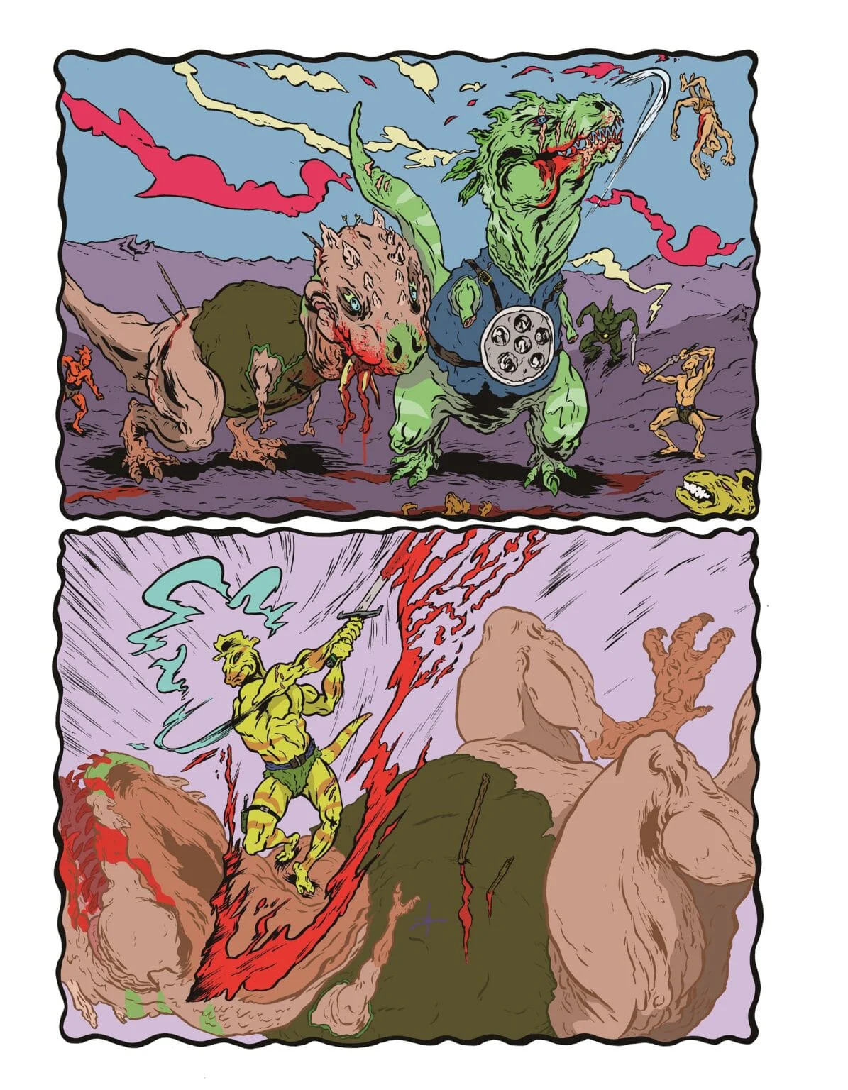 Dino Beasts #1 by James & John Coats - Image 3