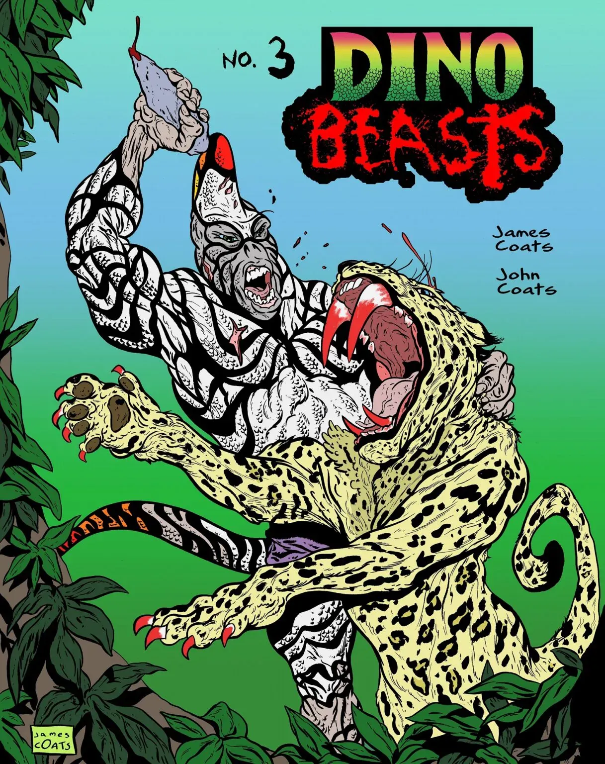 Dino Beasts #3 by James & John Coats