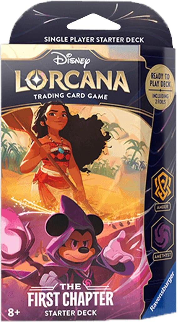 Disney Lorcana TCG: The First Chapter - Amber and Amethyst Starter Deck