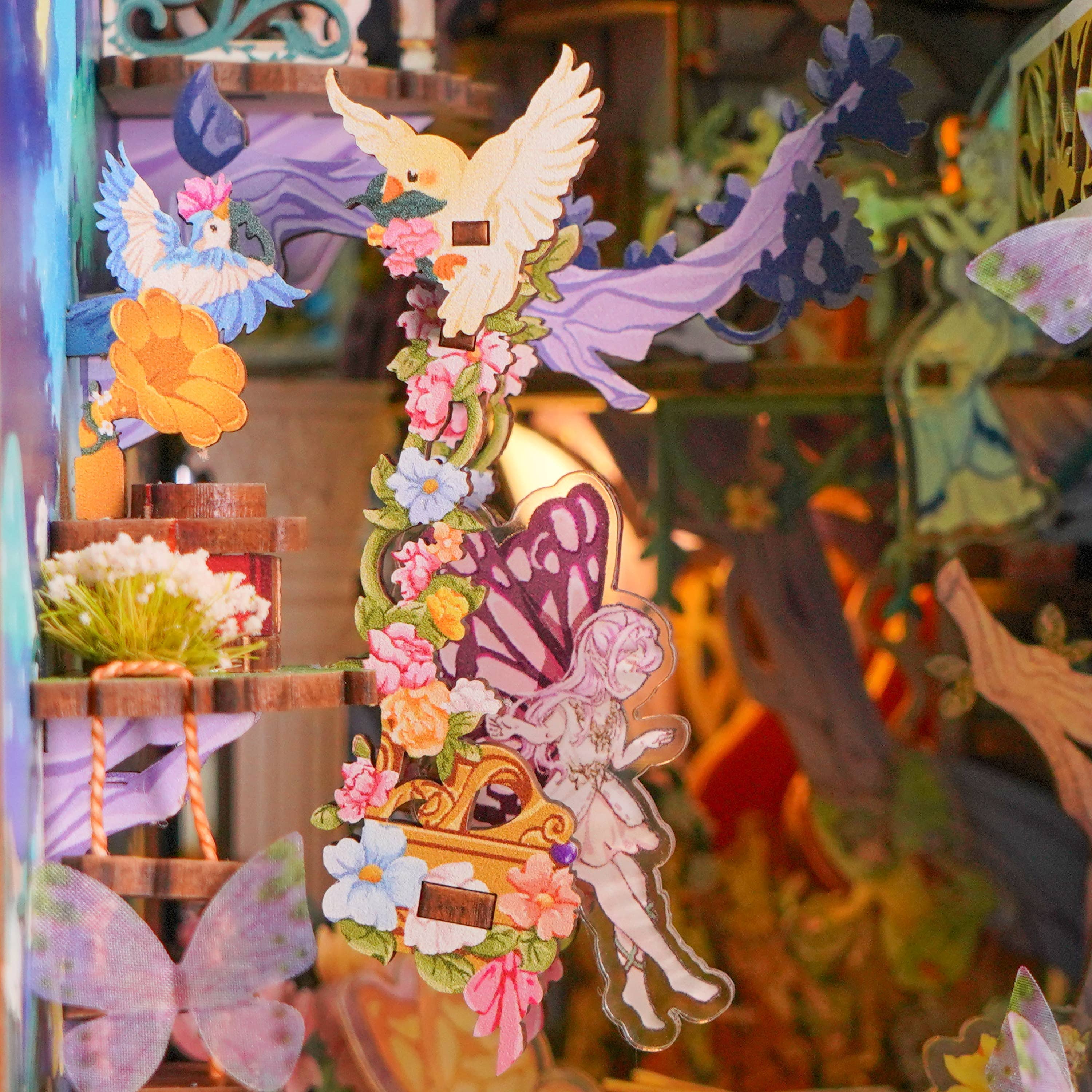 DIY Book Nook Kit: A Midsummer Night's Dream with Dust Cover - Image 4
