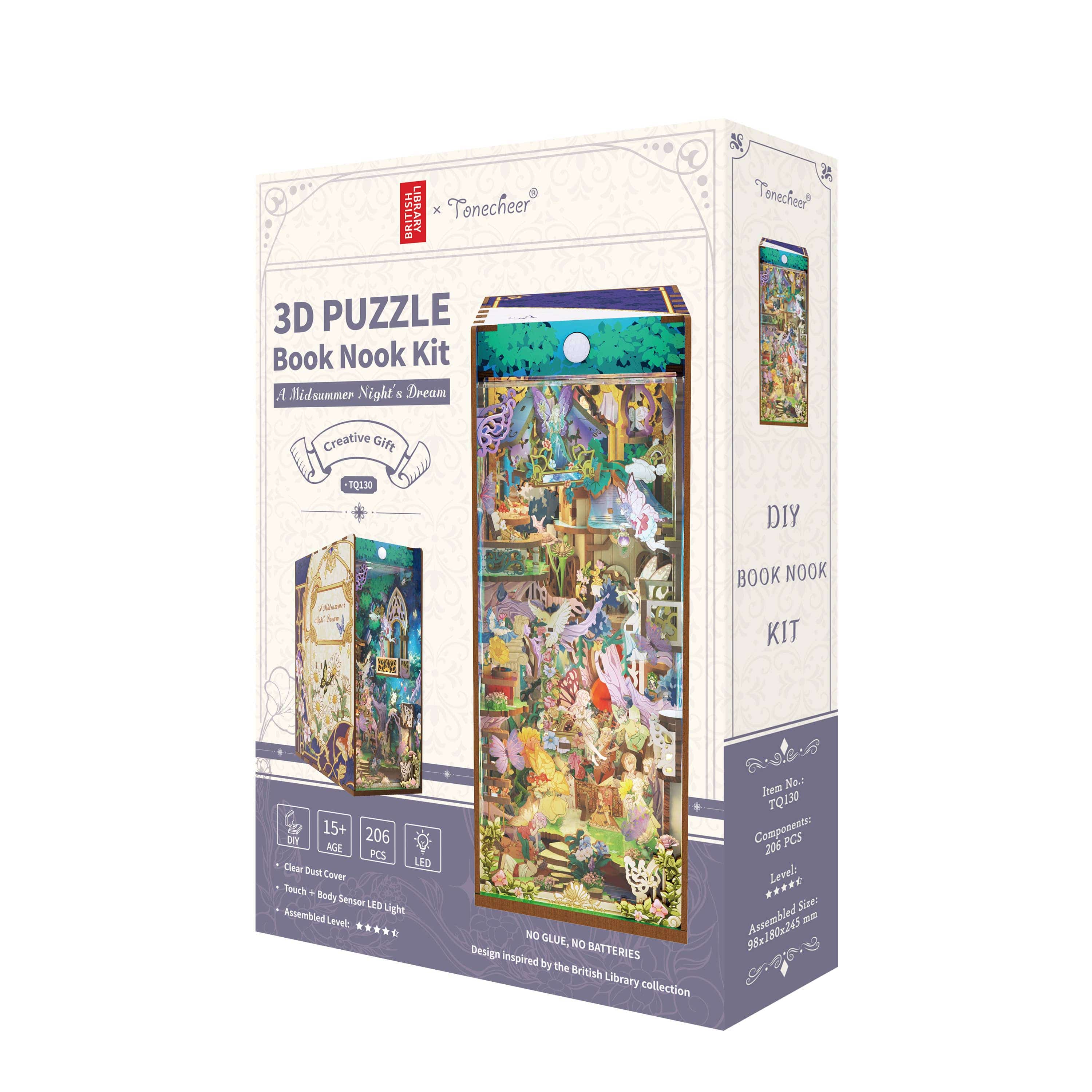 DIY Book Nook Kit: A Midsummer Night's Dream with Dust Cover - Image 9