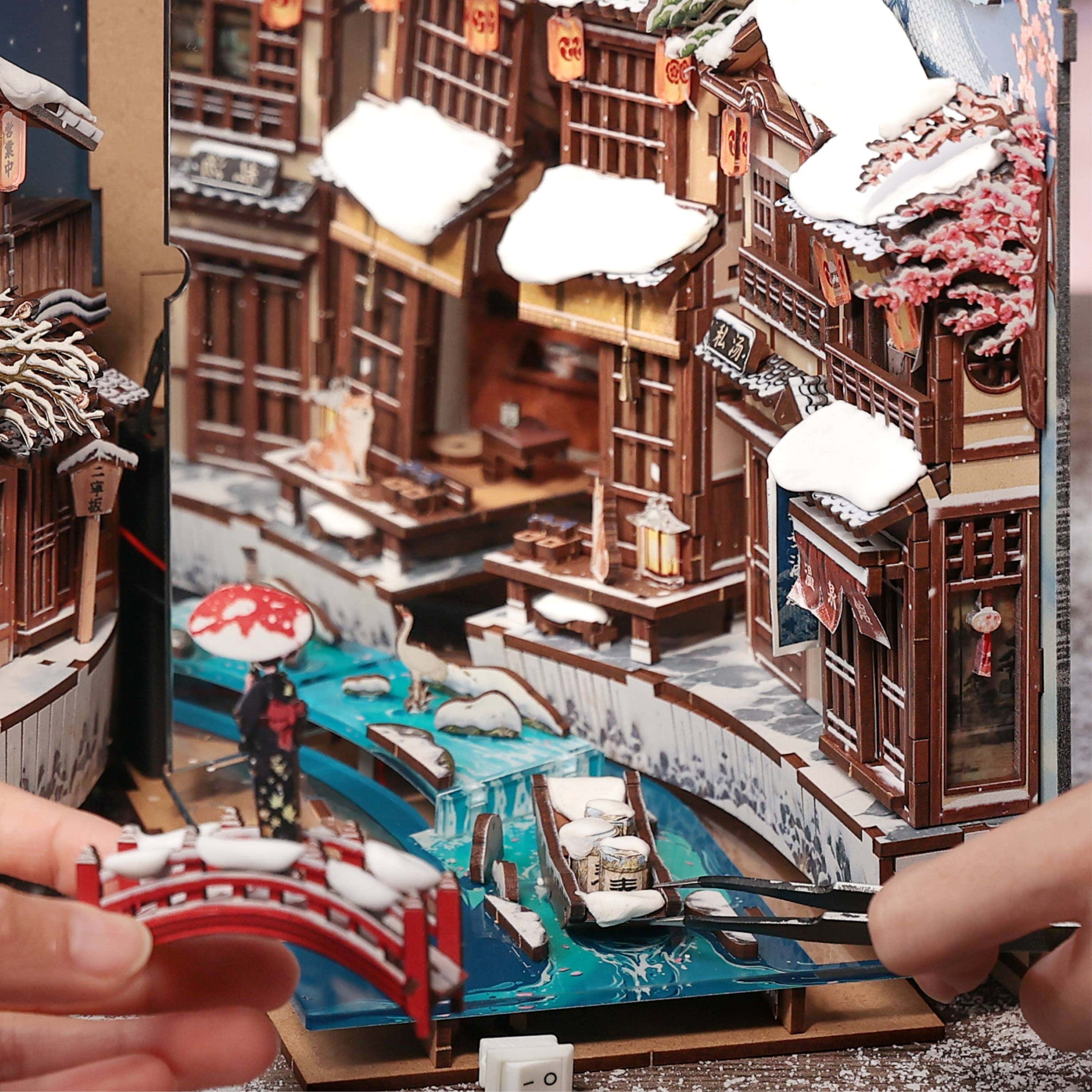 DIY Book Nook Kit: Kyoto Snow Whisper - Image 6