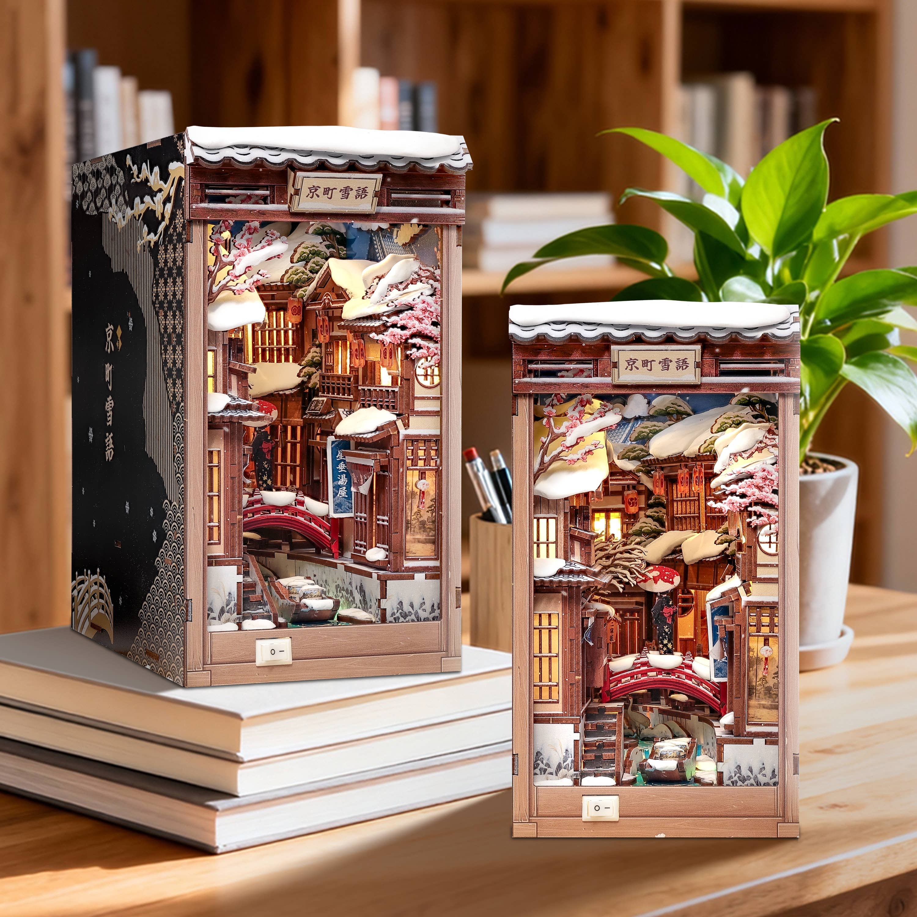DIY Book Nook Kit: Kyoto Snow Whisper - Image 9