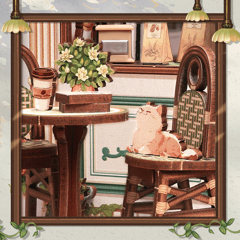 DIY Book Nook Kit: Sunny Café - Image 10