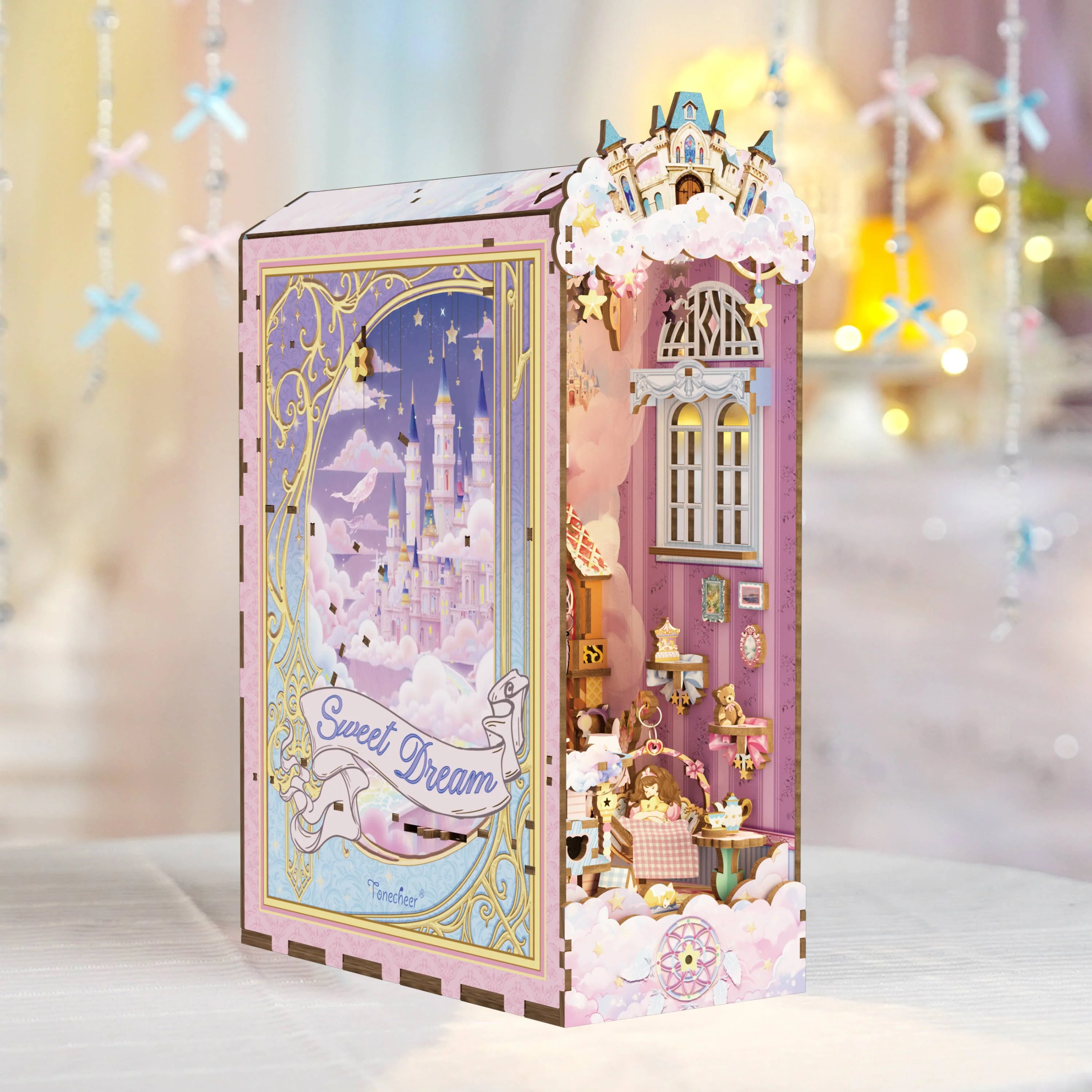 DIY Book Nook Kit: Sweet Dream w/ Dust Cover - Image 2
