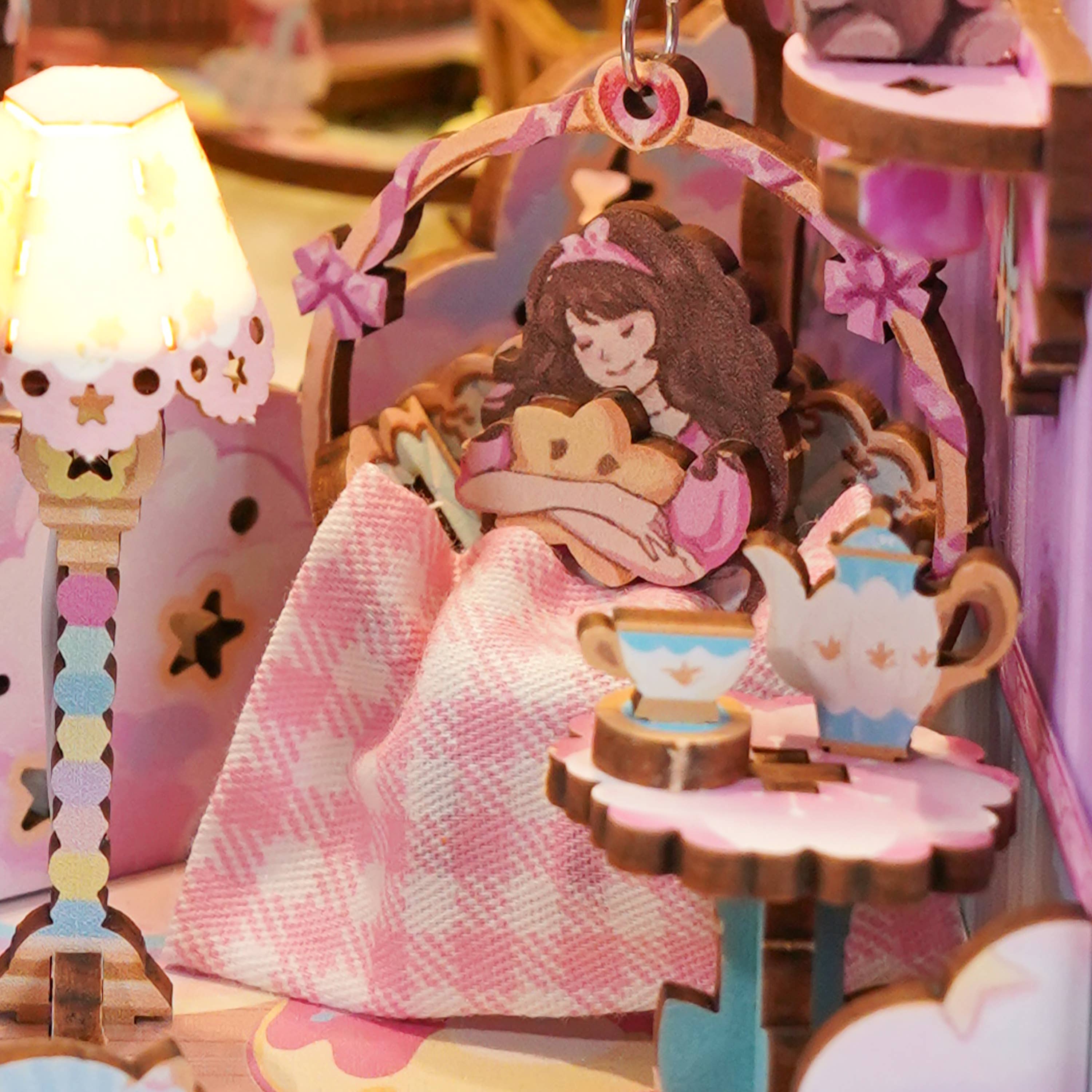 DIY Book Nook Kit: Sweet Dream w/ Dust Cover - Image 6
