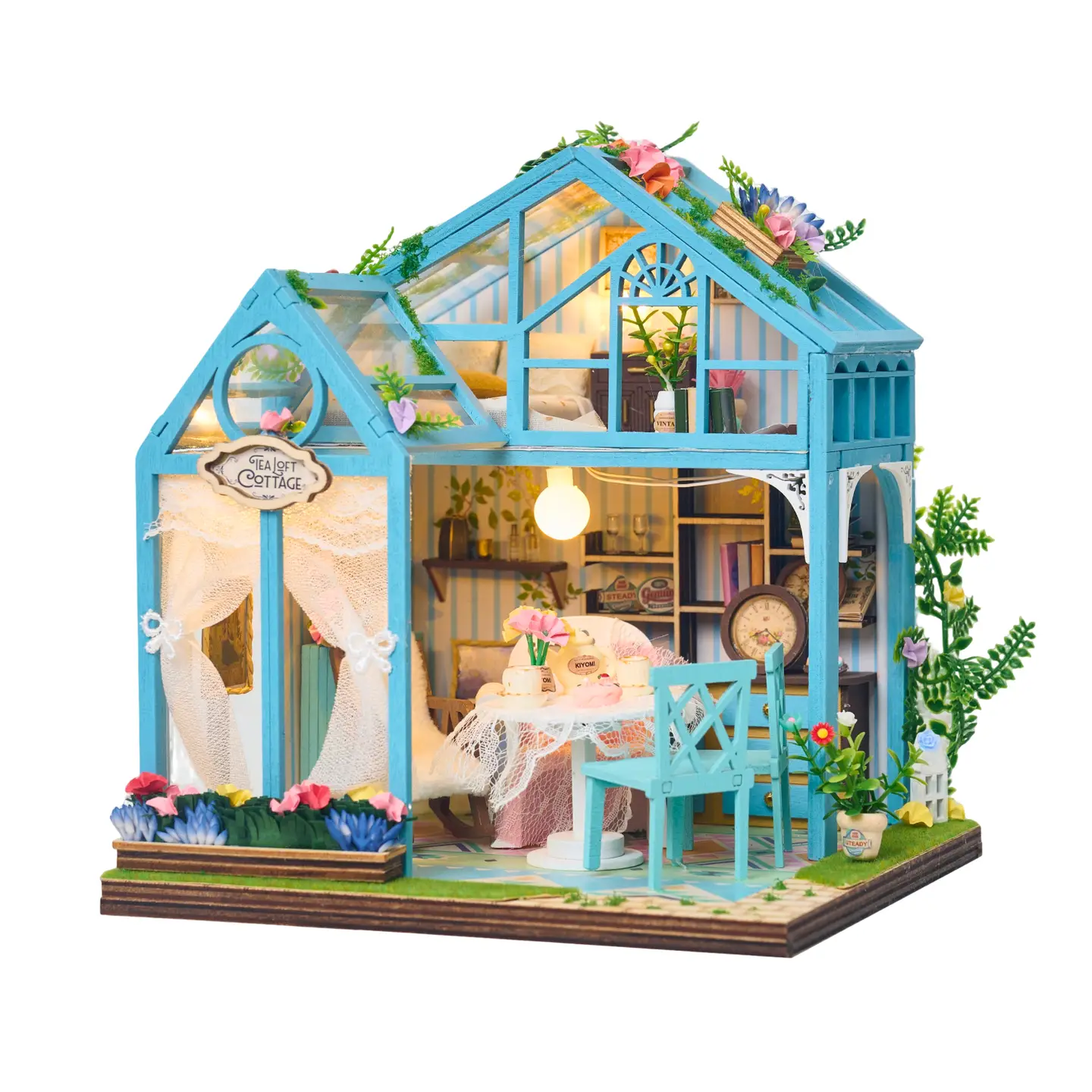 DIY Book Nook Kit: Tea Loft Cottage