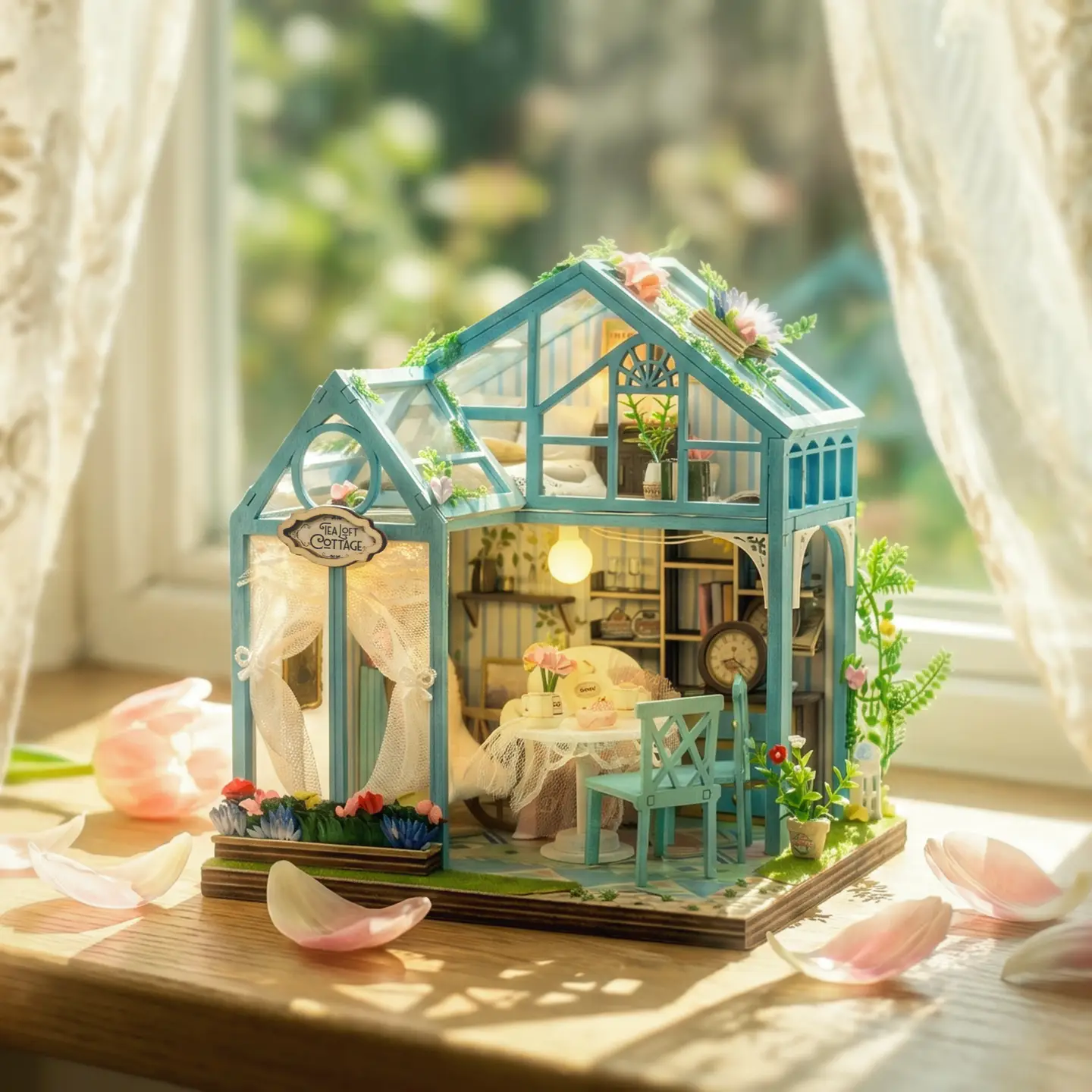 DIY Book Nook Kit: Tea Loft Cottage - Image 3