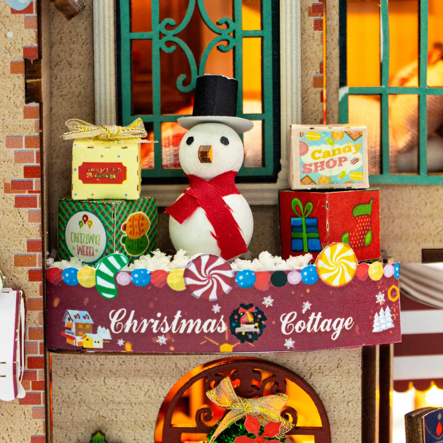 DIY Miniature House Kit: Christmas Cottage - Image 3