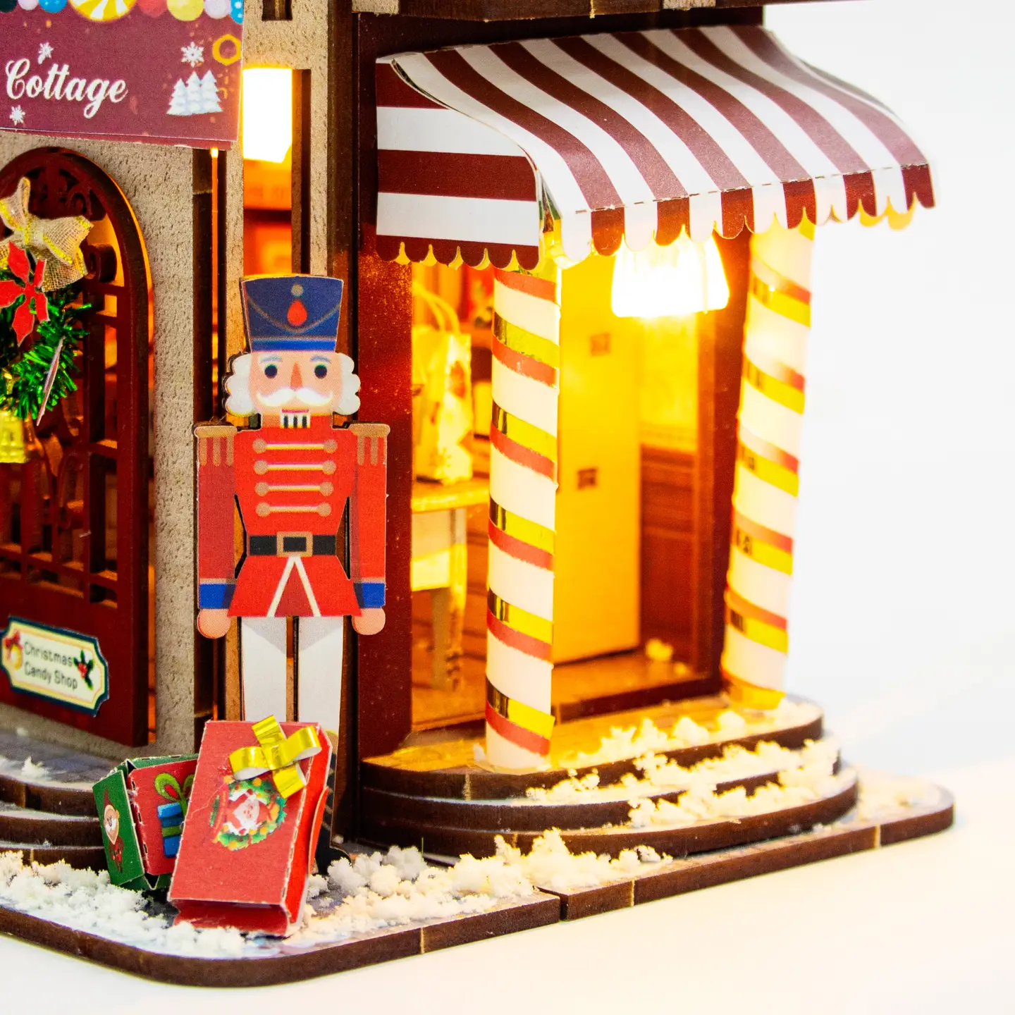 DIY Miniature House Kit: Christmas Cottage - Image 4