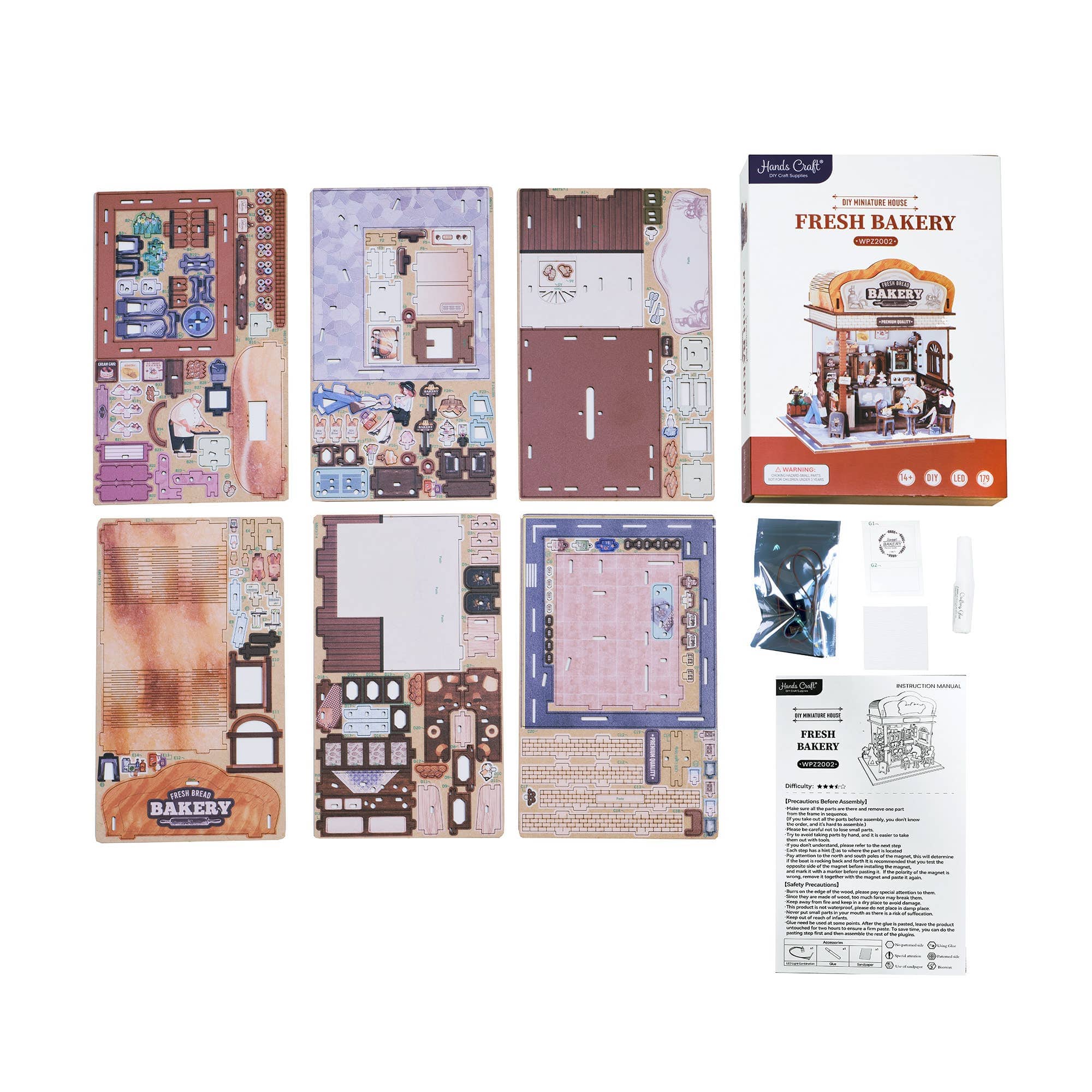 DIY Miniature House Kit: Fresh Bakery - Image 3