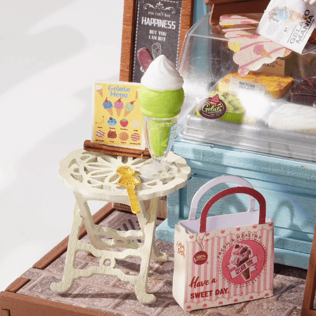 DIY Miniature House Kit - Gelato Stall - Image 4