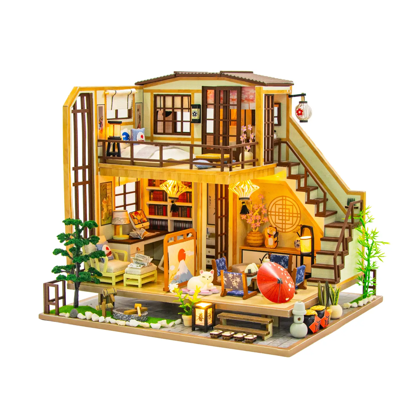 DIY Miniature House Kit: Hikari House