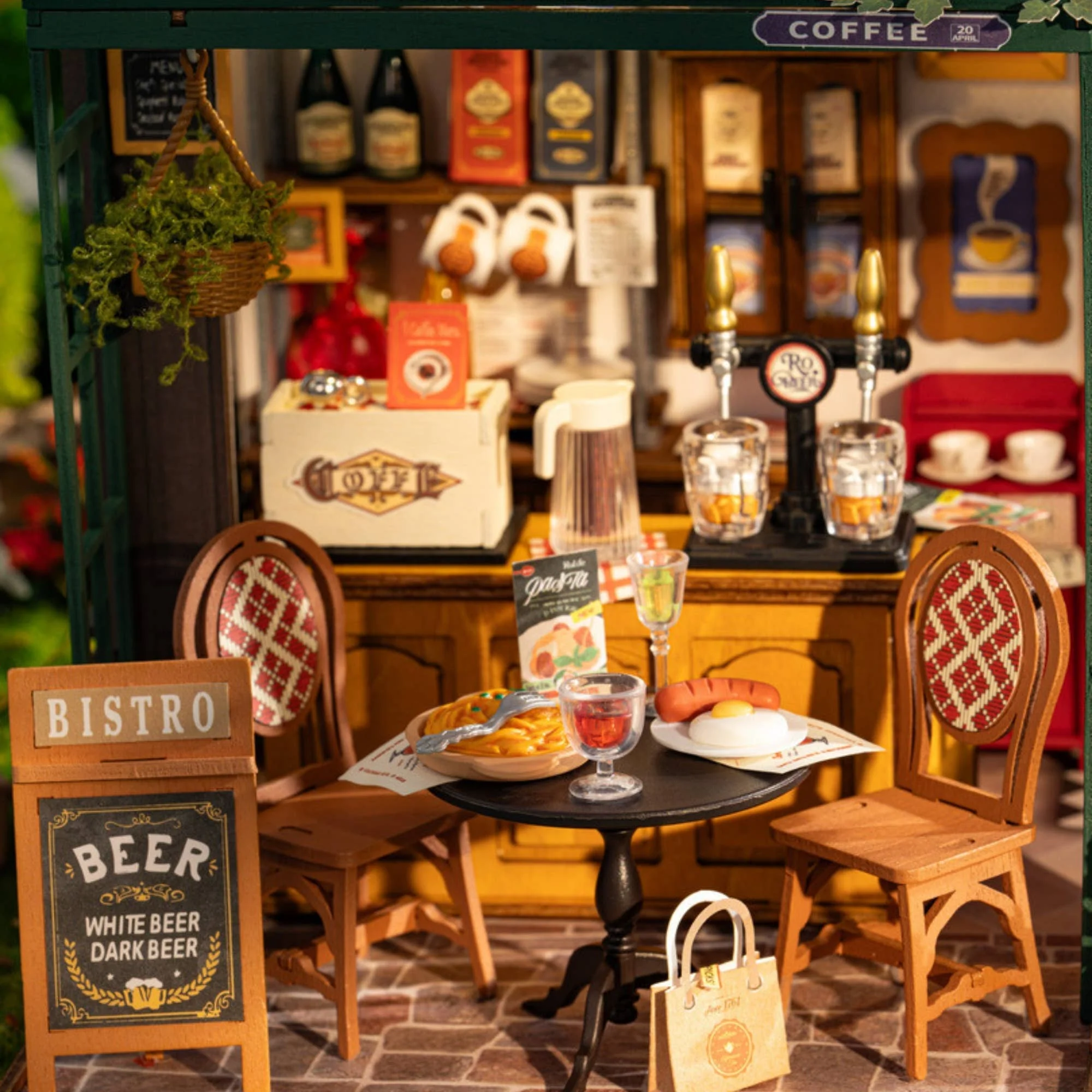 DIY Miniature House Kit: Tipsy Restaurant - Image 4