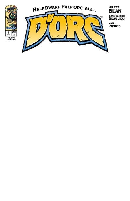 DORC #1 4TH PTG CVR B BLANK SKETCH VAR