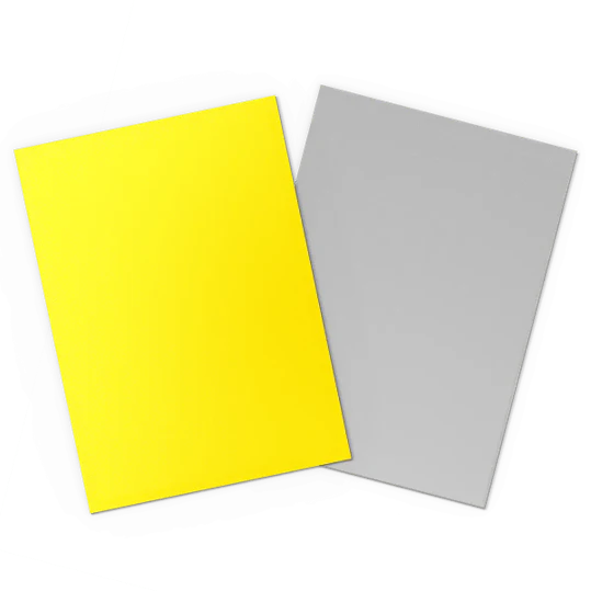 DRAGON SHIELD SLEEVES DUAL MATTE YELLOW AND SILVER 100CT (50) - Image 2