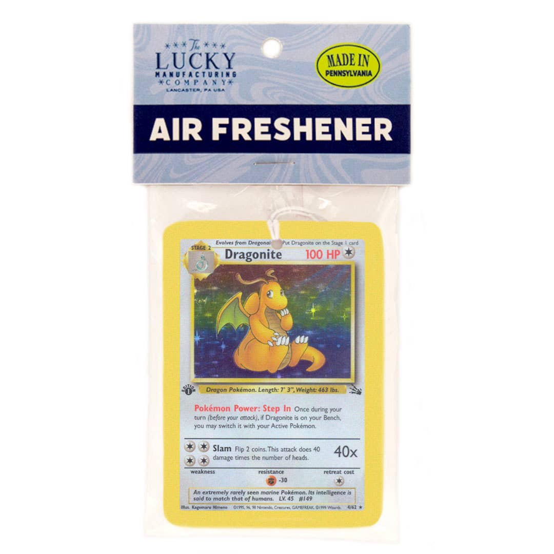Dragonite Pokemon Card Air Freshener - Image 3