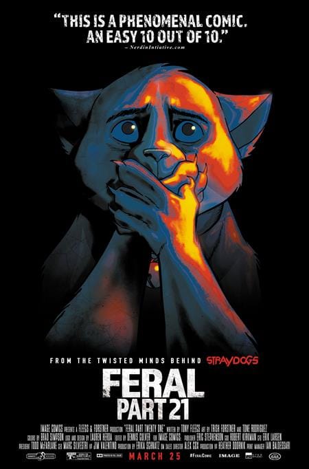 FERAL #21 COMPLETE COVER SET BUNDLE