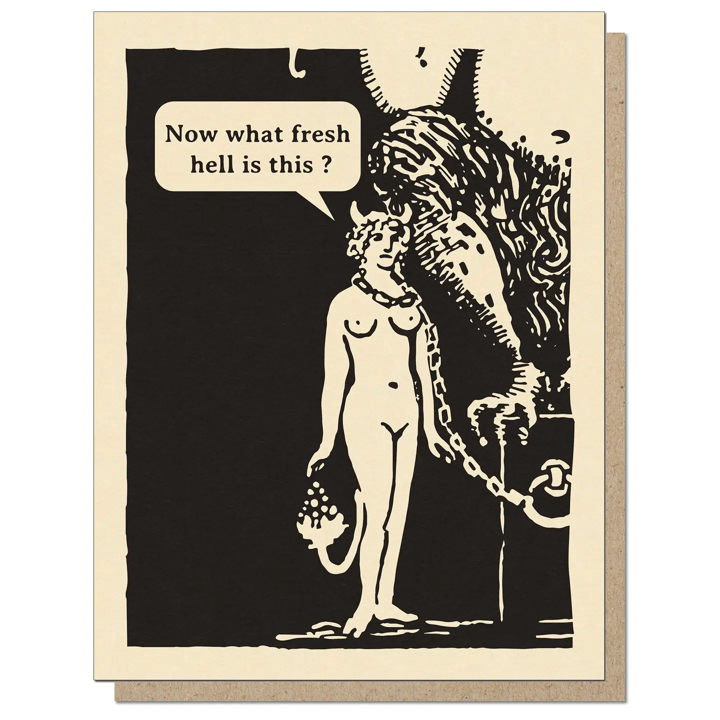 Fresh Hell Tarot Greeting Card