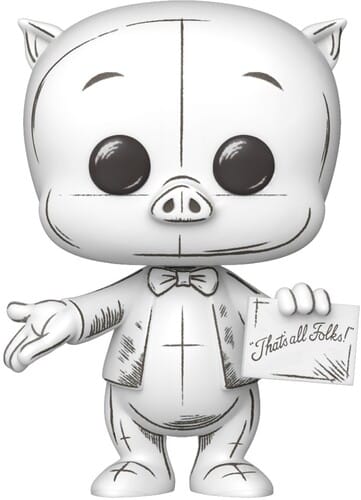 Funko POP! Animation: Looney Tunes - Porky Pig, Sketched - Image 2