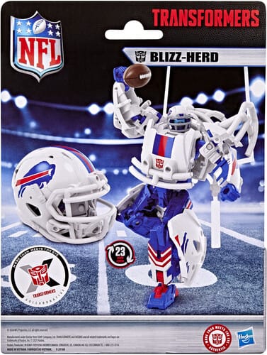 Hasbro: Transformers x NFL - Buffalo Bills (Blizz-herd Helmet) - Image 6