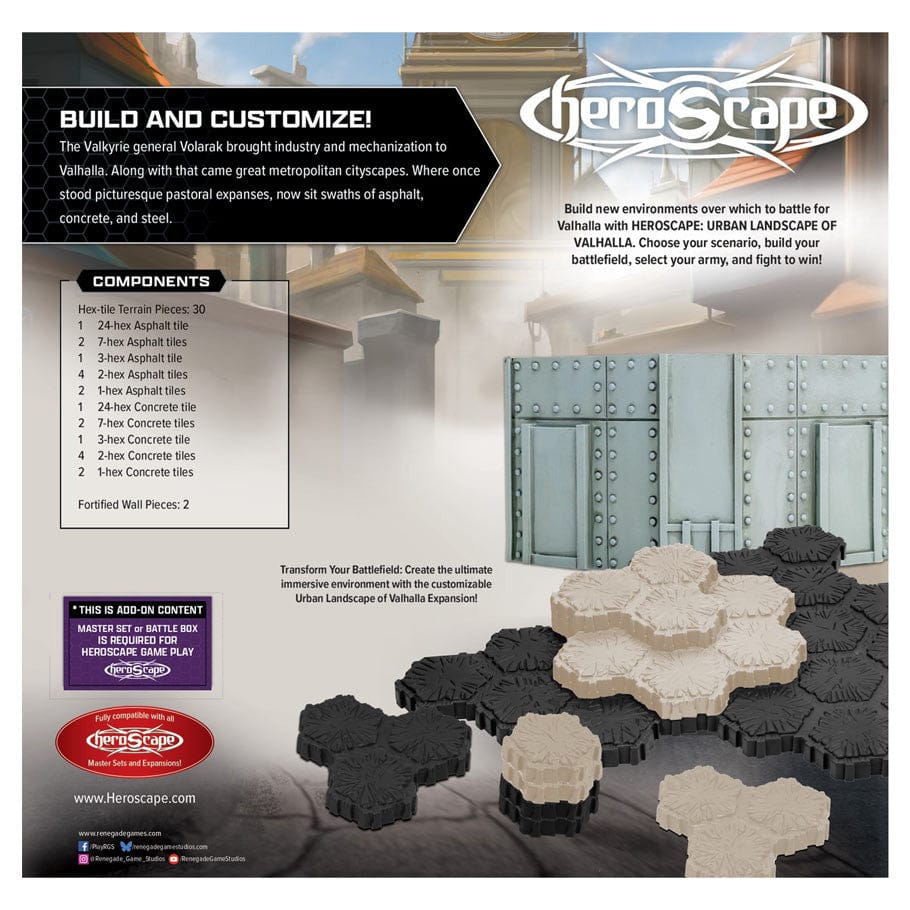 Heroscape: The Urban Landscape of Valhalla Terrain Expansion - Image 2