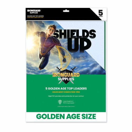 Ironguard: Top Loader 5ct - Golden Age Size