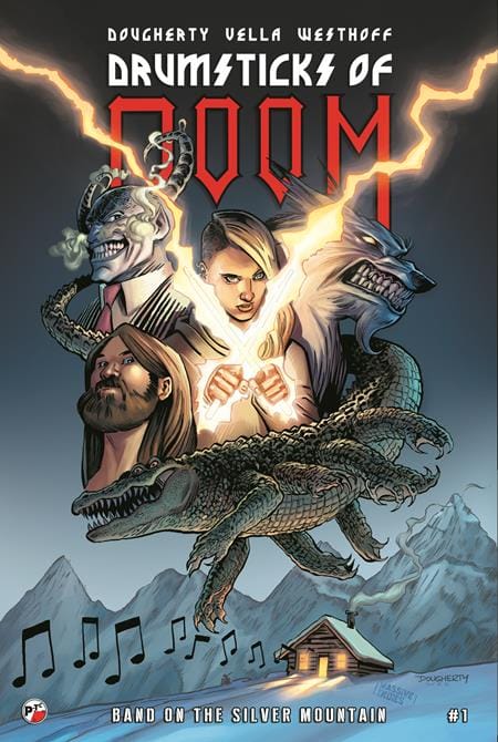 DRUMSTICKS OF DOOM BAND ON THE SILVER MOUNTAIN #1 (OF 3) CVR A DAN DOUGHERTYÂ (Release Date: 09/30/2026)