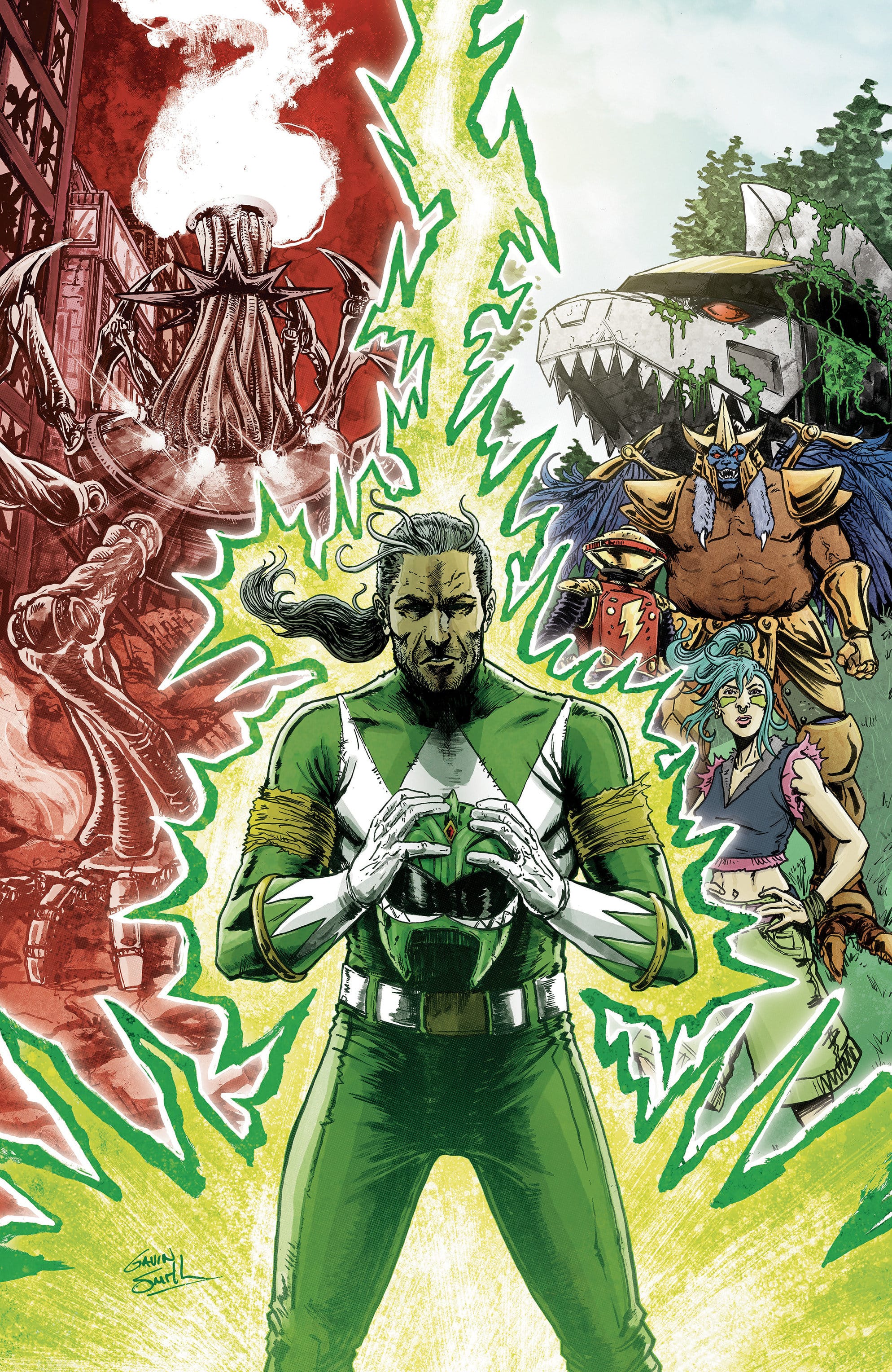 Power Rangers Green #2 H 1:50 INCV Variant (Full Art, Smith) (Release Date: 09/16/2026)