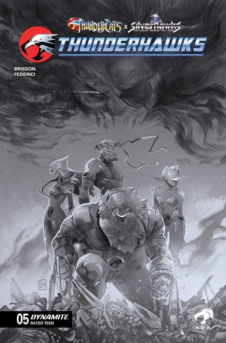 THUNDERCATS X SILVERHAWKS THUNDERHAWKS #5 CVR G INC 1:10 ALESSANDRO RANALDI LINE ART VAR (Release Date: 08/26/2026)