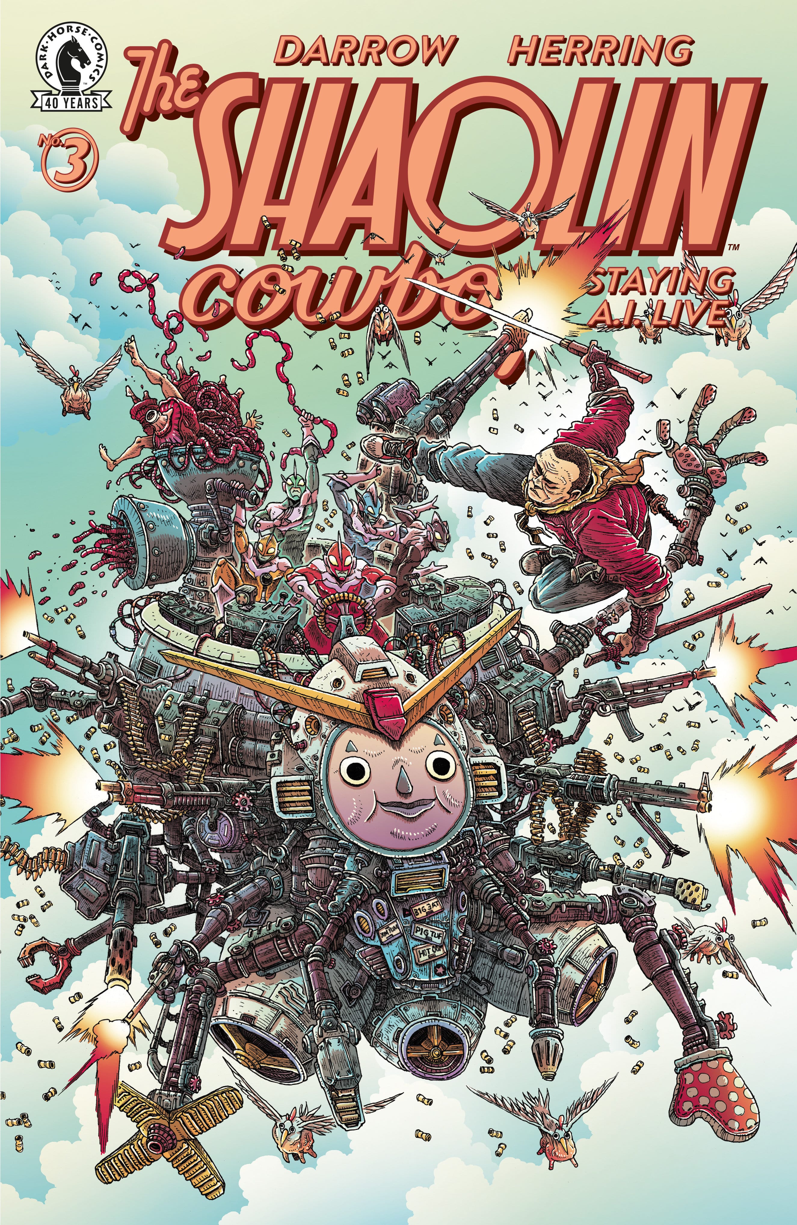 Shaolin Cowboy: Staying A.I.Live #3 (CVR B) (1:15) (James Stokoe) (Release Date: 09/16/2026)