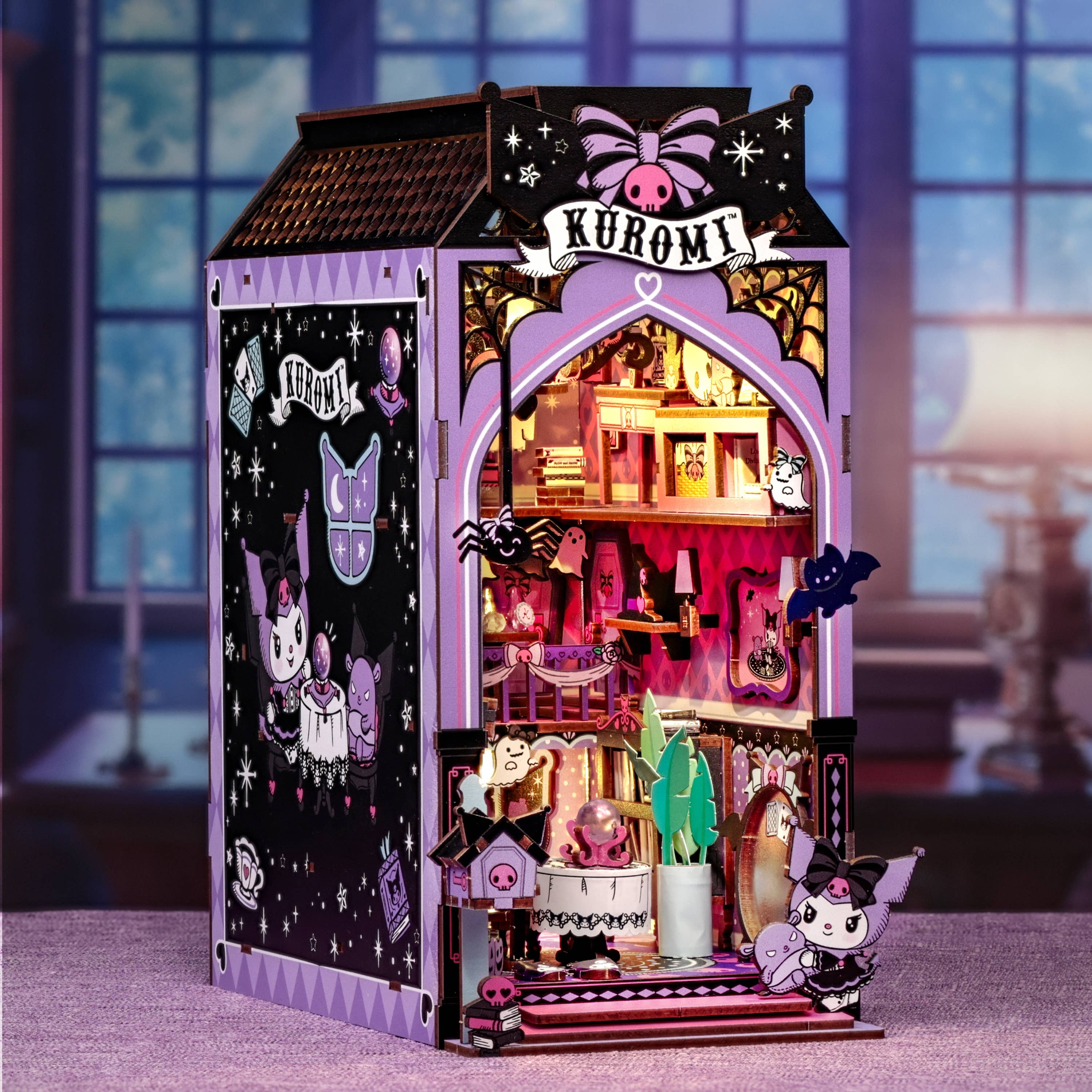 Kuromi Spooky House - DIY Book Nook Kit - Image 3
