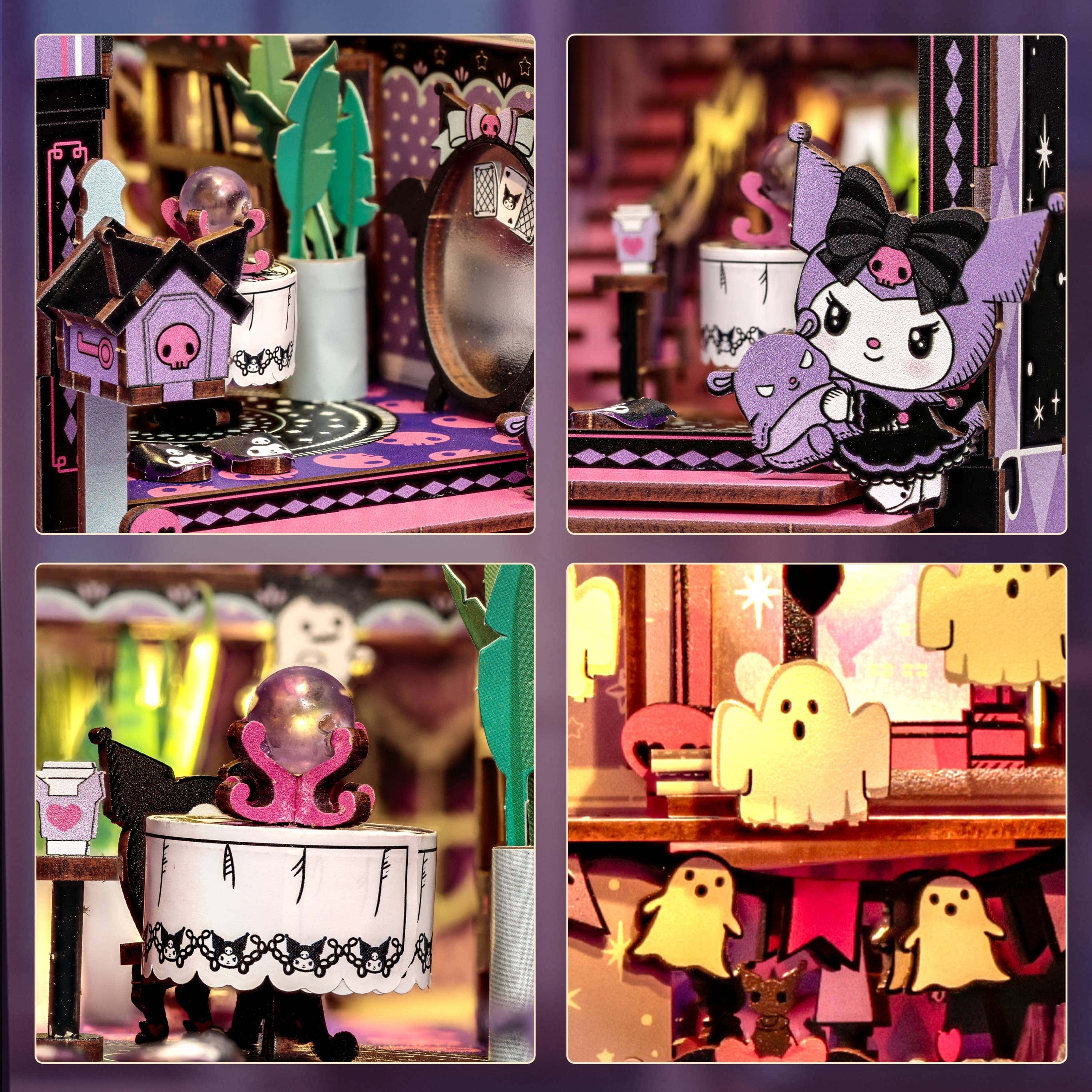 Kuromi Spooky House - DIY Book Nook Kit - Image 4