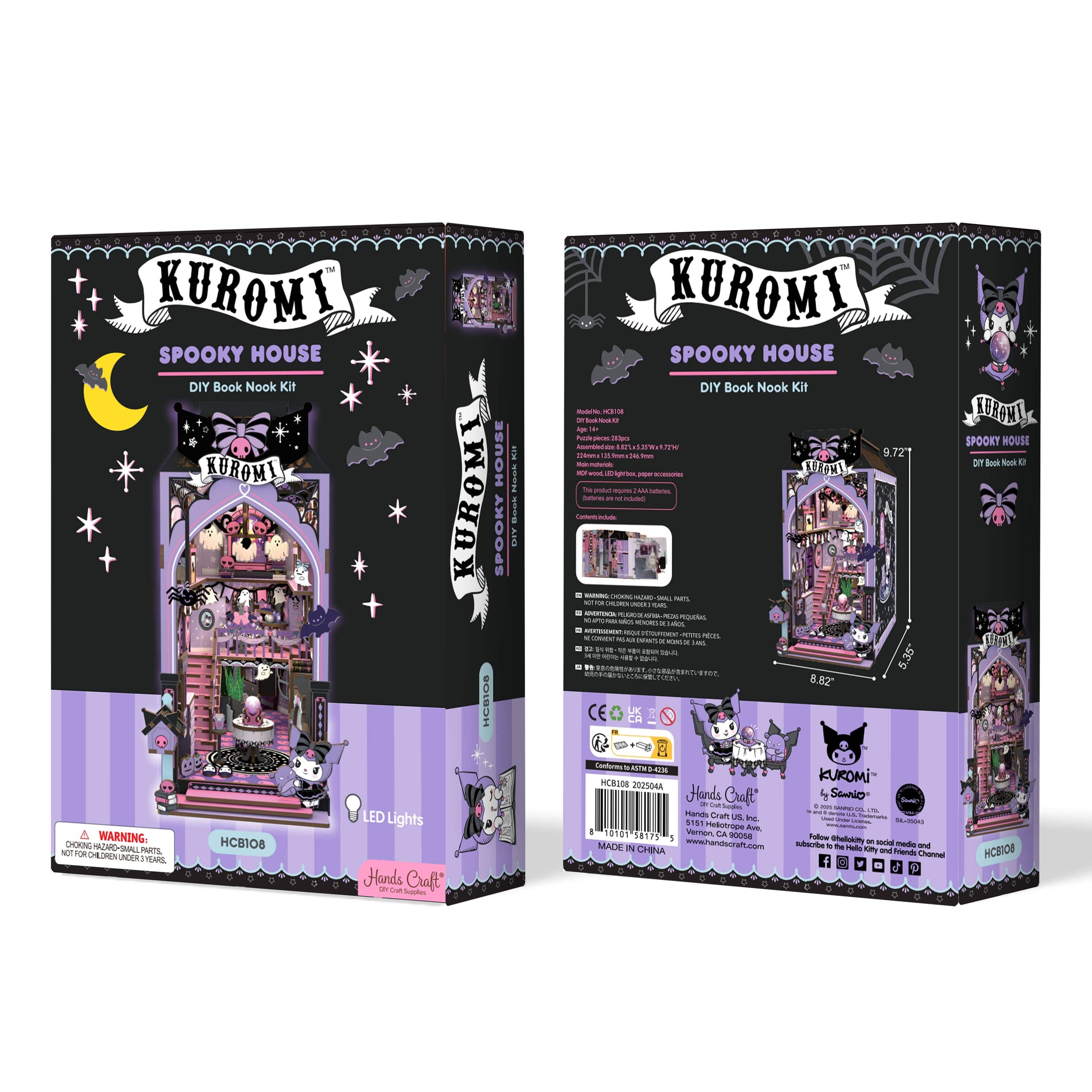 Kuromi Spooky House - DIY Book Nook Kit - Image 7