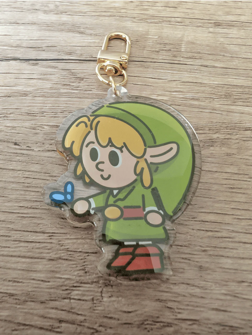 Link and Navi - Legend of Zelda Nintendo Charm Keychain - Image 2
