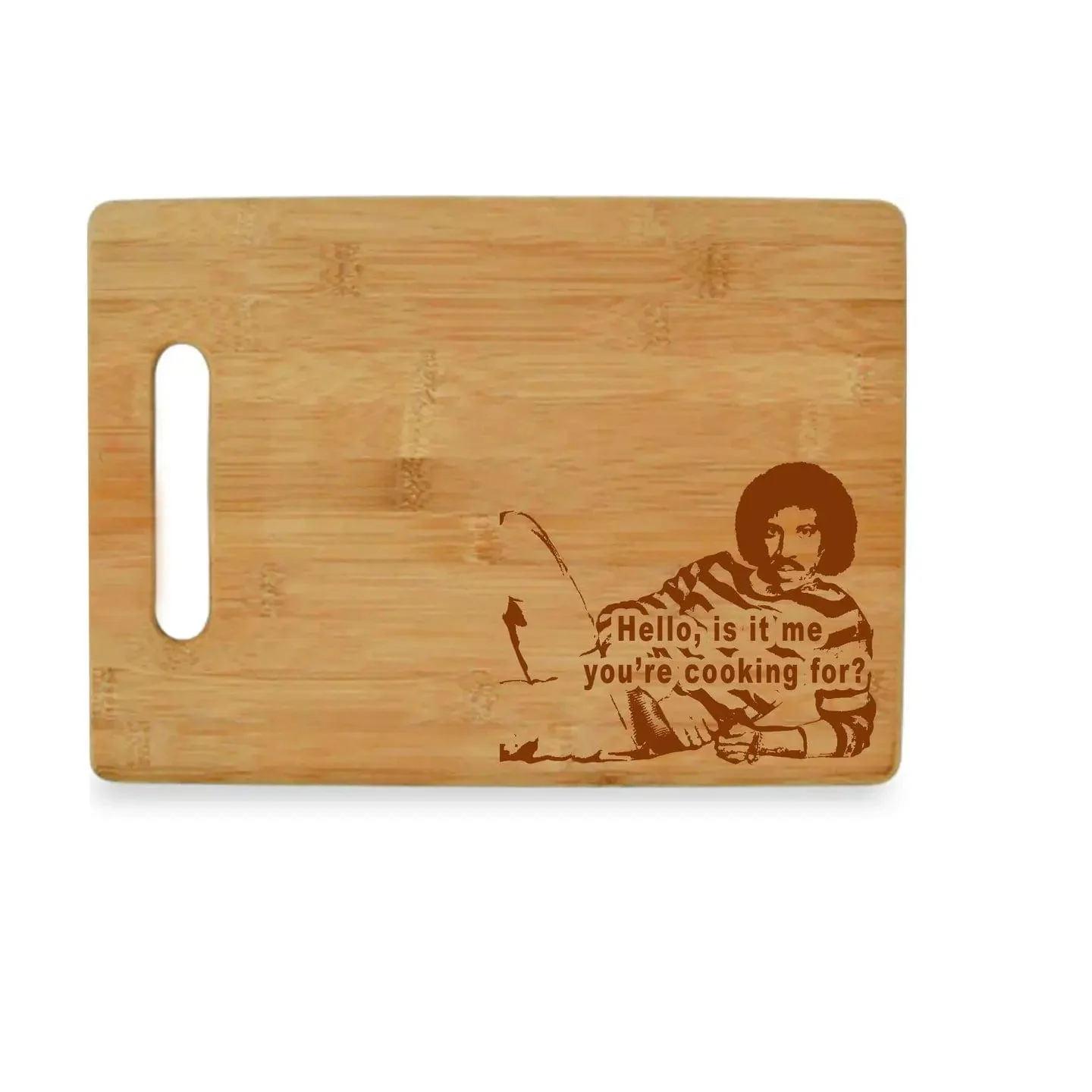 Lionel Richie - Hello, Is It Me... Bamboo Cutting Board
